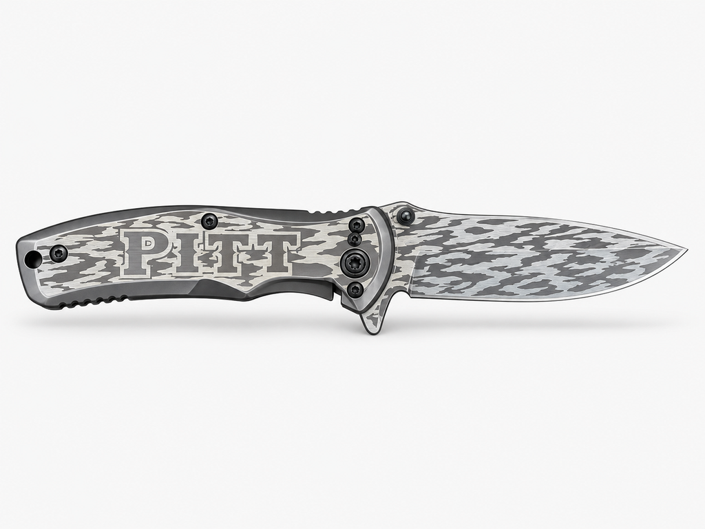 Engraved TacForce Steel Folding Knife